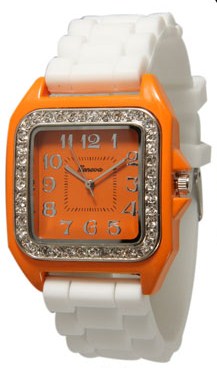 315 Collection WBOF Square Rhinestone Geneva Watch